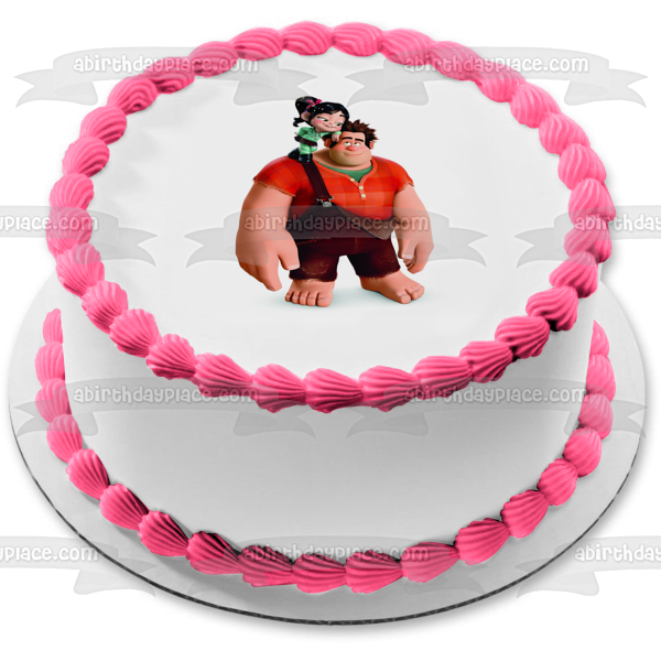 Wreck-It Ralph Vanellope Von Schweetz Disney Edible Cake Topper Image ABPID00623