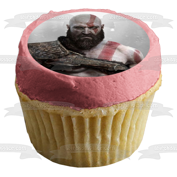 Imagen comestible para tarta de videojuego God of War Kratos ABPID00565 