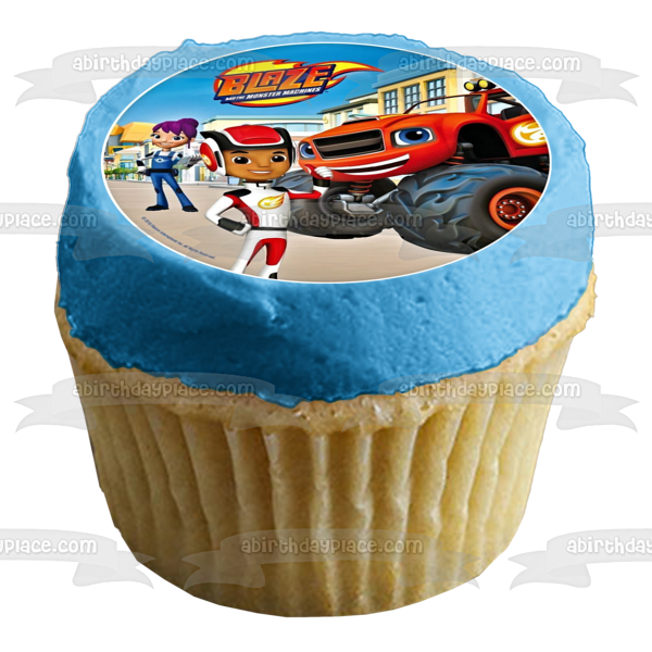 Blaze and the Monster Machines Aj Gabby Edible Cake Topper Image ABPID00948