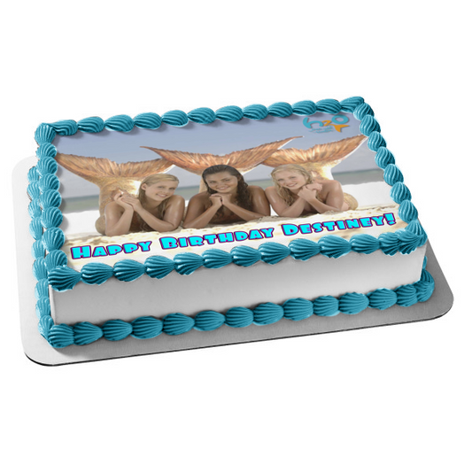 H20 Just Add Water Mermaids Edible Cake Topper Image ABPID04320