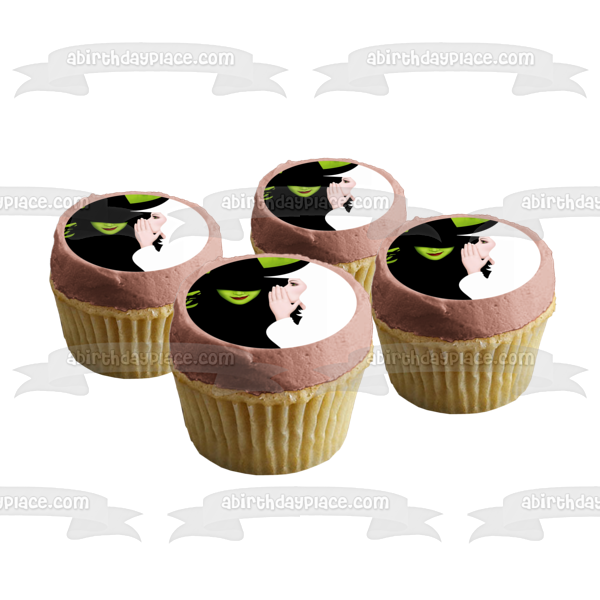 Wicked Elphaba Glinda Flying Monkeys Edible Cake Topper Image ABPID50873