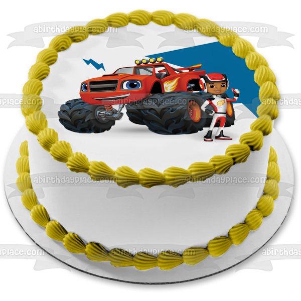 Imagen de decoración comestible para tarta de Blaze y los Monster Machines ABPID05946 