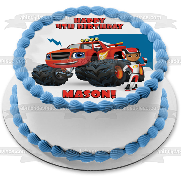 Imagen de decoración comestible para tarta de Blaze y los Monster Machines ABPID05946 