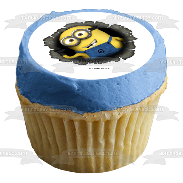 Despicable Me Minion Dave Edible Cake Topper Image ABPID06076