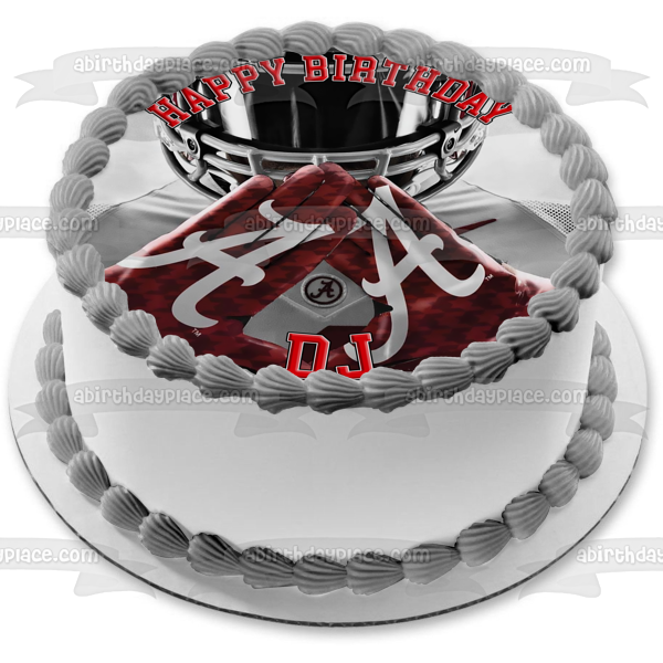 Imagen comestible para tarta de Alabama Crimson Tide Football NCAA ABPID09875 