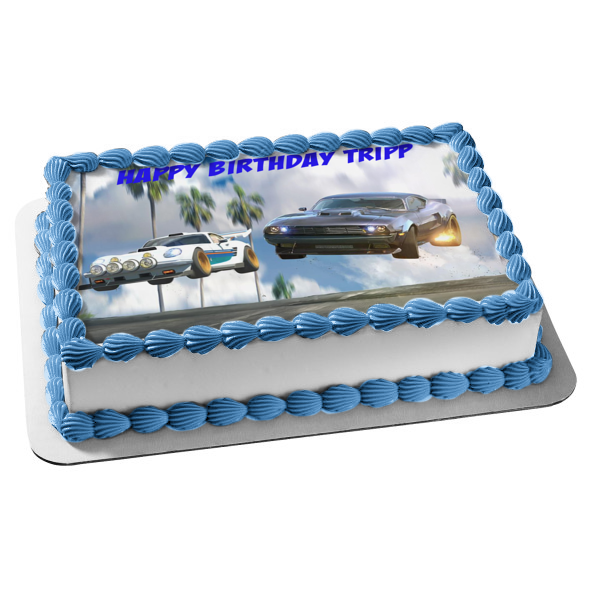 Imagen comestible para tarta de Fast and Furious Spy Racers Cars Jumping ABPID00298 