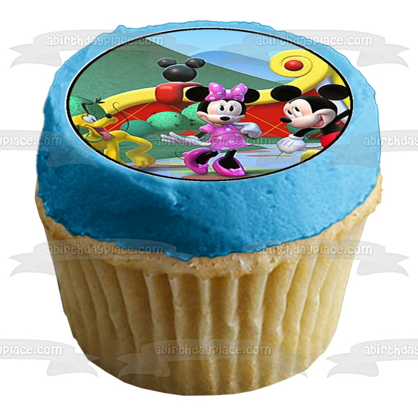 Imágenes de decoración comestible para cupcakes de Mickey Mouse y sus amigos, 12 unidades, ABPID53616 