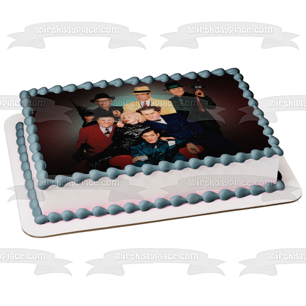 Dick Tracy Live Action Cómic Película Villanos Edible Cake Topper Imagen ABPID53619 