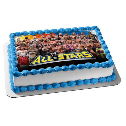 Wwa World Wrestling All Stars Brian Adams Lex Luger Shark Boy Imagen comestible para tarta ABPID53620 