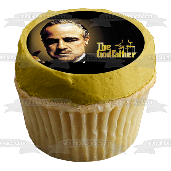 Decoración comestible para tarta El Padrino Don Vito Corleone Imagen ABPID00670 