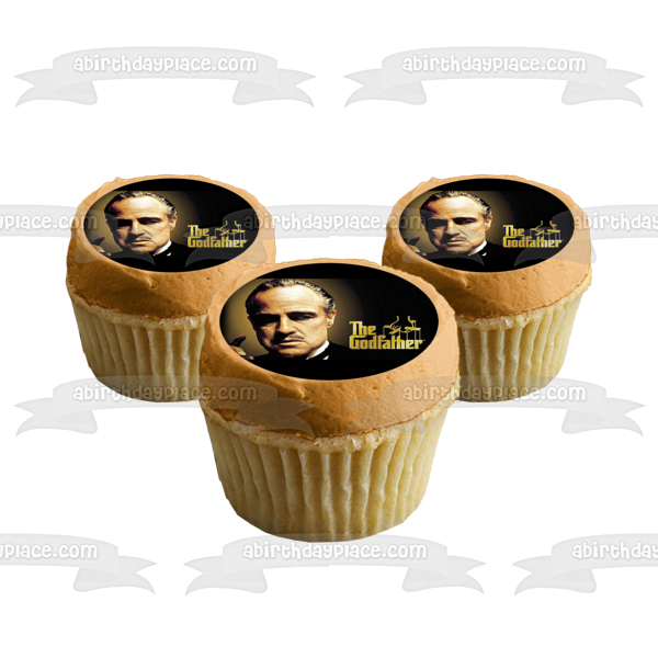 Decoración comestible para tarta El Padrino Don Vito Corleone Imagen ABPID00670 