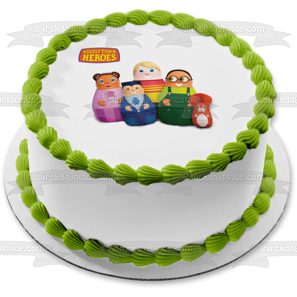 Higglytown Heros Eubie Wayne Twinkle Kip y Fran Imagen comestible para decoración de tarta ABPID01447 