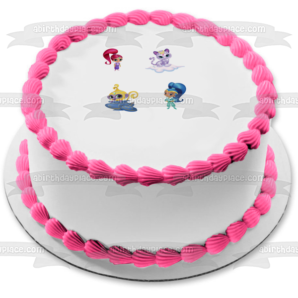 Shimmer and Shine Tala and Nahal Edible Cake Topper Image ABPID01834