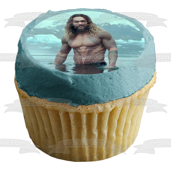 Aquaman Atlantis Trident of Atlan Edible Cake Topper Image ABPID01669