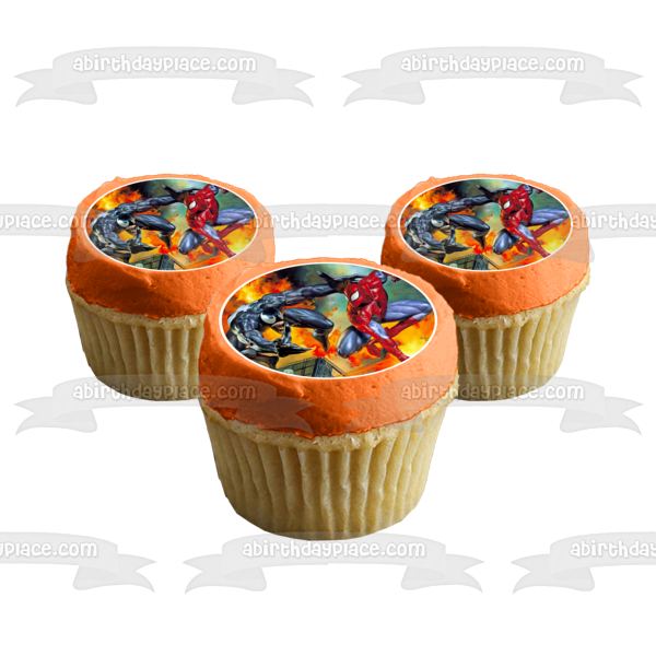 Imagen comestible para decoración de tarta de Spider-Man, Venom Fire, ABPID01690 