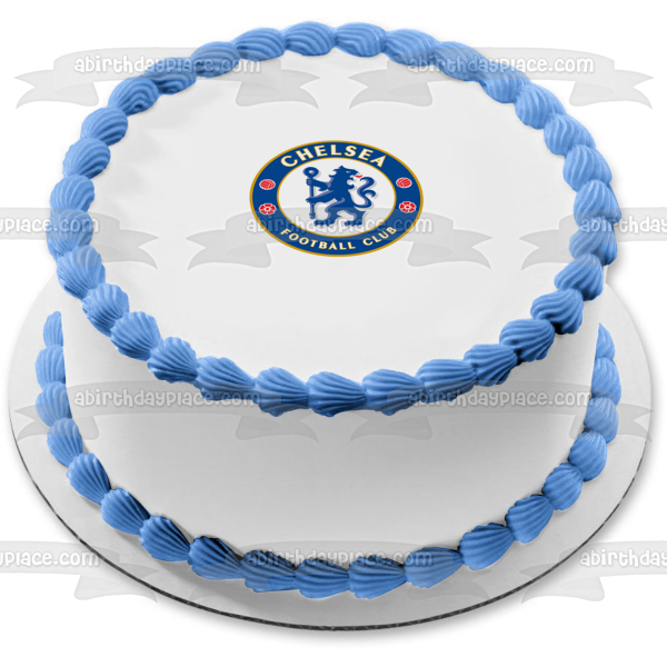 Chelsea Football Club Logo Premier League Crests Edible Cake Topper Image ABPID03211