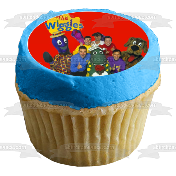 The Wiggles Logo Simon Emma and Anthony Edible Cupcake Topper Images ABPID05085