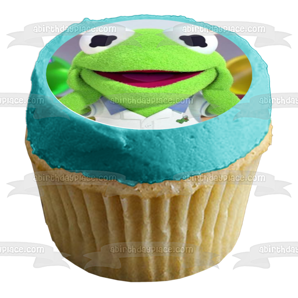 Muppet Babies Barrio Sésamo Kermit Piggy Fozzy Animal Comestible Cupcake Topper Imágenes ABPID00728 