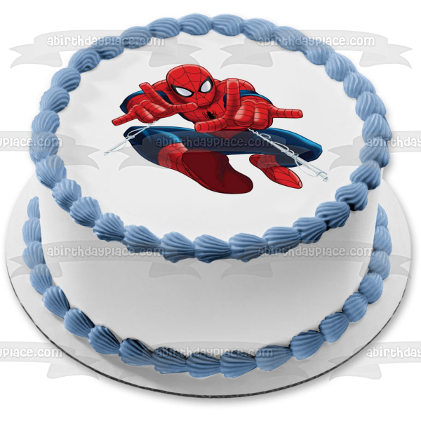 Imagen comestible para decoración de tarta de Spider-Man Spidey Webs ABPID03301 