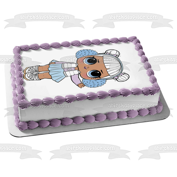 LOL Surprise Snow Angel Edible Cake Topper Image ABPID49621