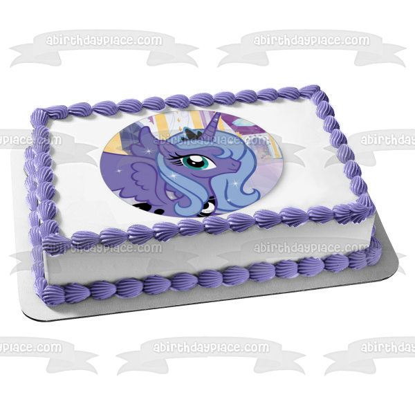 My Little Pony Luna Edible Cake Topper Image ABPID49643