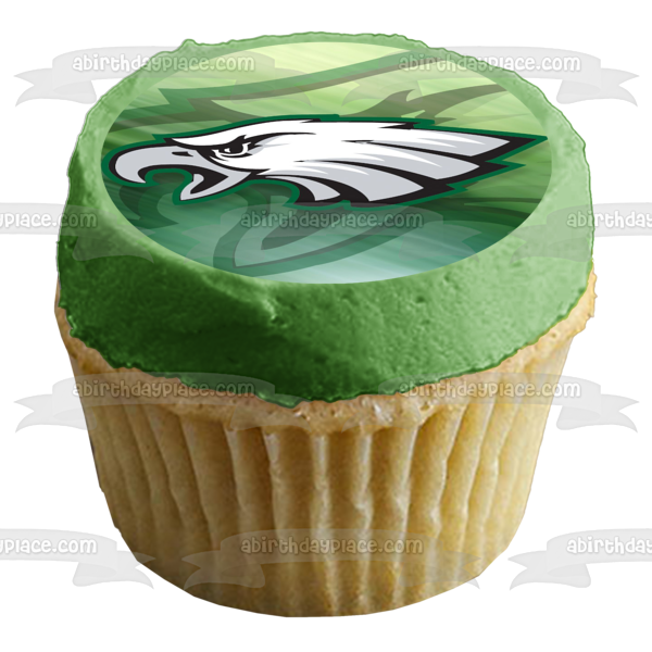 Imagen comestible para tarta con logotipo de los Philadelphia Eagles de la NFL ABPID05232 