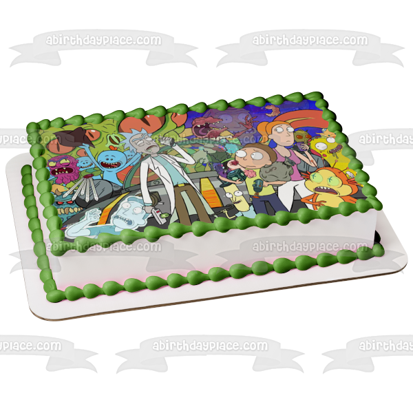 Rick y Morty Summer Smith Mr. Poopy Butthole Adorno comestible para tarta Imagen ABPID49744 