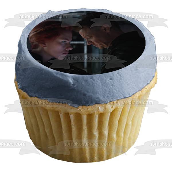 Imagen comestible para tarta de Avengers End Game Hawkeye Black Widow ABPID49756 