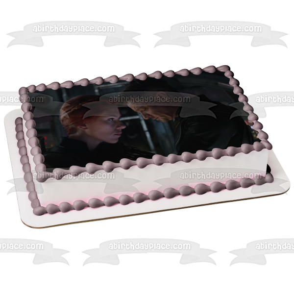 Imagen comestible para tarta de Avengers End Game Hawkeye Black Widow ABPID49756 