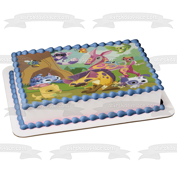 Animal Jam Various Characters Edible Cake Topper Image ABPID49761