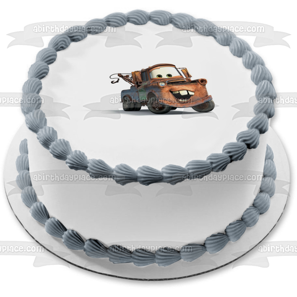 Imagen de decoración comestible para tarta de Cars Mater Sir Tow Mater ABPID03464 