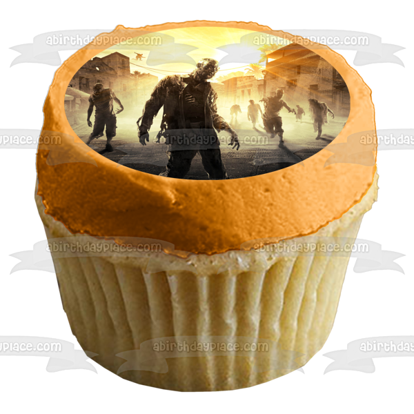 Dying Light Infected Harran and Zombies - Adorno comestible para tarta, imagen ABPID03476 