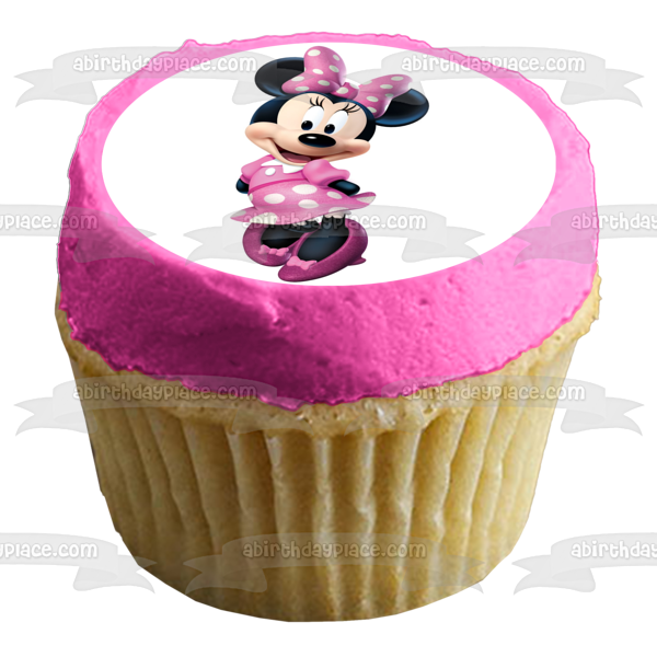 Imagen comestible para decoración de tarta de Minnie Mouse ABPID03501 