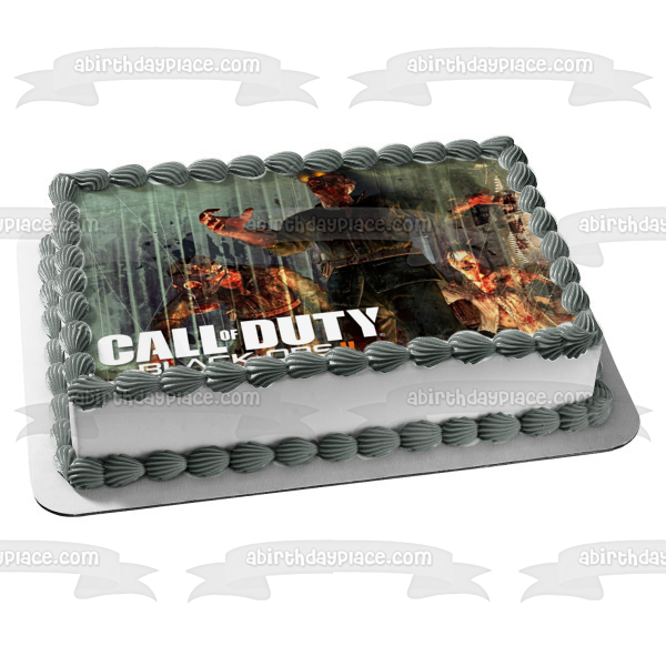 Imagen comestible para decoración de tarta de Call of Duty Black Ops 2 Zombies ABPID49852 