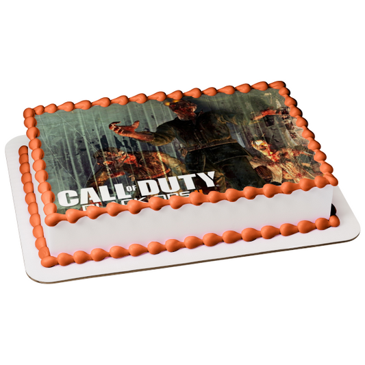 Imagen comestible para decoración de tarta de Call of Duty Black Ops 2 Zombies ABPID49852 