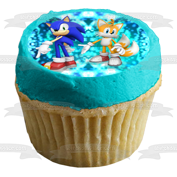 Sonic the Hedgehog Knuckles Edible Cake Topper Image ABPID49855