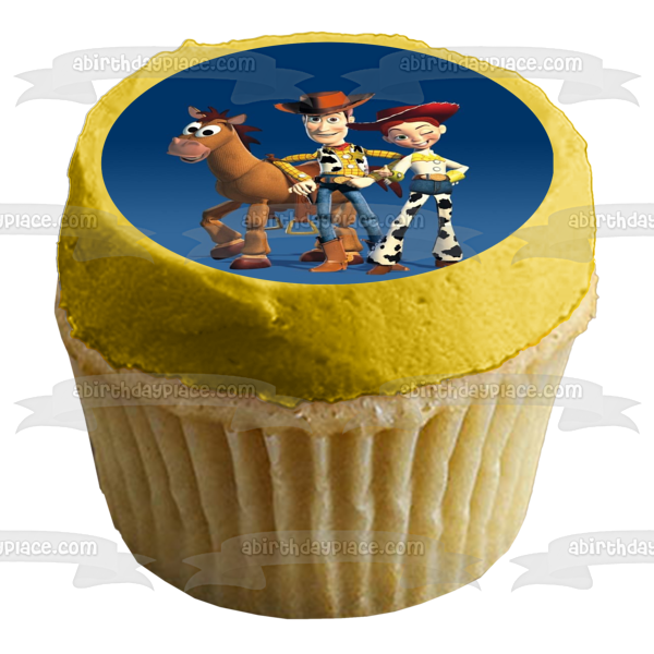 Toy Story 2 Woody Bullseye y Jessie Imagen comestible para decoración de tarta ABPID05470 