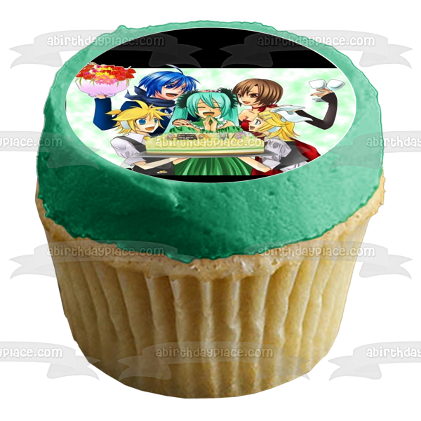 Anime Cartoon Various Characters Happy Birthday Edible Cake Topper Ima – A  Birthday Place