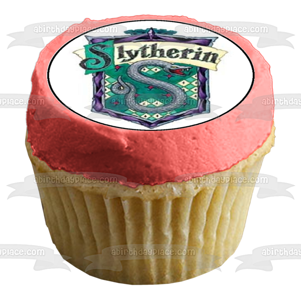 Harry Potter Crests Gryffindor Hufflepuff Emblem Ravenclaw and Slytherin Edible Cupcake Topper Images ABPID05517