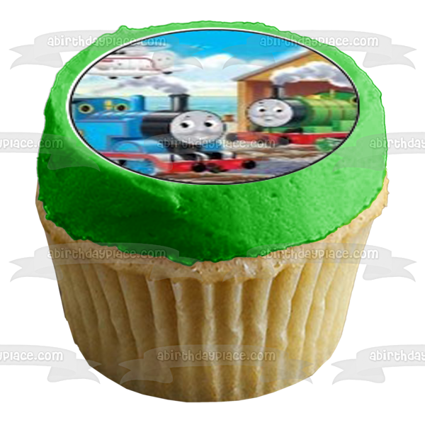 Thomas y sus amigos Percy James Edward Imágenes comestibles para cupcakes ABPID00243 