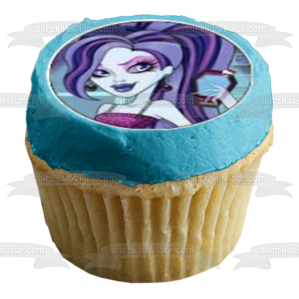 Monster High Mattel Draculaura Frankie Stein y Clawdeen Wolf Imágenes comestibles para cupcakes ABPID03282 