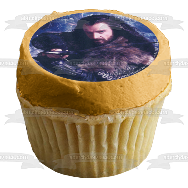 The Hobbit The Desolation of Smaug Gandalf Bilbo Thorin Legolas Bard and Tauriel Edible Cupcake Topper Images ABPID03905