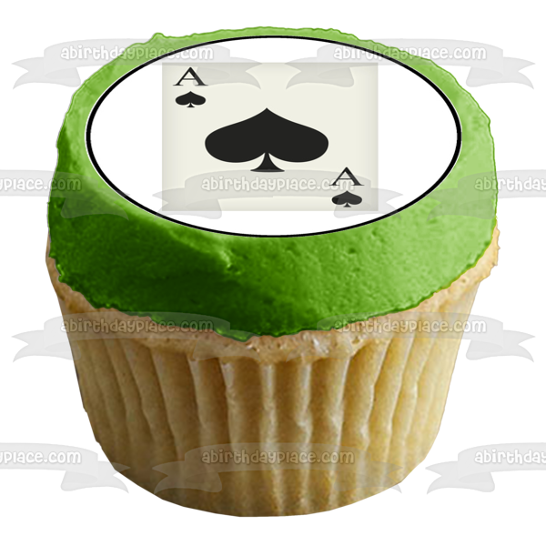 Alice In Wonderland Mad Hatter Cheshire Cat and an Ace of Spades Edible Cupcake Topper Images ABPID04145