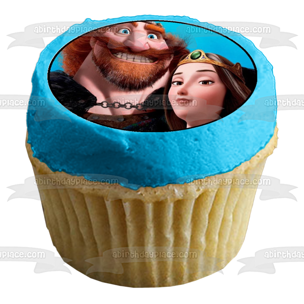 Brave Merida Angus Bow and Arrow Harris Hubert and Hamish Edible Cupcake Topper Images ABPID05205