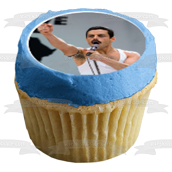 Bohemian Rhapsody Película Freddy Mercury y Roger Taylor Imágenes comestibles para cupcakes ABPID06209 