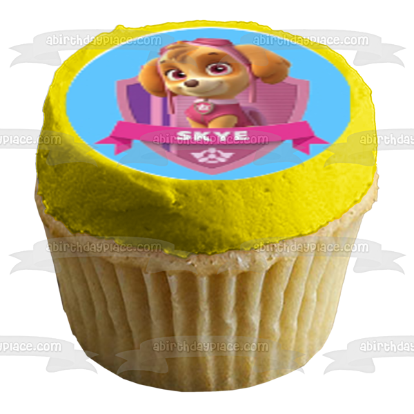 Paw Patrol Chase Everest Tracker Skye Zuma Marshall Rocky Ryder y Rubble Imágenes comestibles para cupcakes ABPID06393 