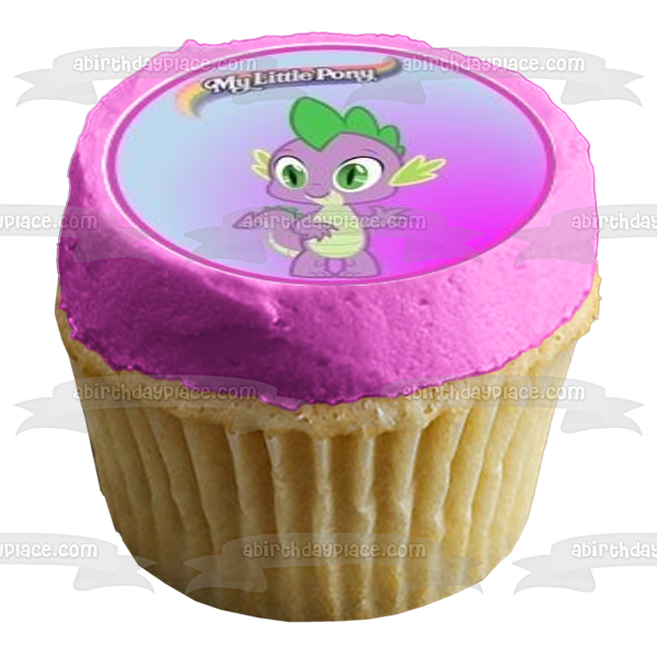 Imágenes comestibles para decoración de cupcakes de My Little Pony Rarity Fluttershy Rainbow Dash y Pinkie Pie ABPID06398 