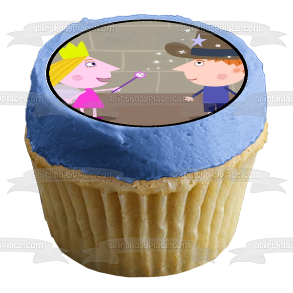 Ben and Holly King Thistle Gaston and Toy Robot Edible Cupcake Topper Images ABPID07316