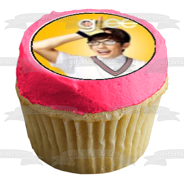 Glee Kurt Hummel Santana Lopez Mercedes Jones Finn Hudson and Puck Loser Fingers Edible Cupcake Topper Images ABPID08219