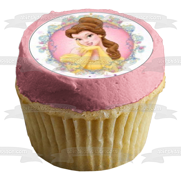 Disney Princess Ariel Belle Aurora Jasmine Cinderella Snow White Edible Cupcake Topper Images ABPID09191